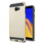 Wholesale Samsung Galaxy J4+ Plus J415 Armor Hybrid Case (Gold)